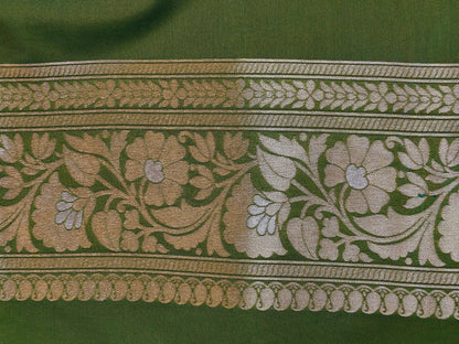 Banarasi Silk Brocade Saree Light Green Shade With Multi Color Mina BTS025  75% Discount